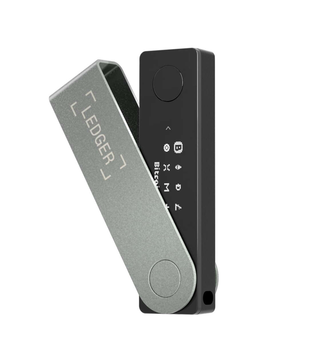 Ledger Nano X Onyx Black front view
